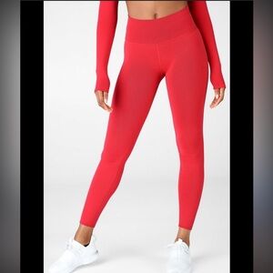 Fabletics PowerHold Bright Red Leggings